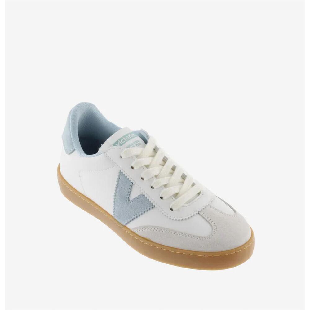 NEW VICTORIA women's berlin ciclista sneakers in celeste